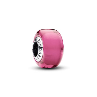 Charm Pandora Moments Bạc Murano Mini Hồng