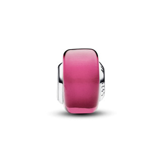 Charm Pandora Moments Bạc Murano Mini Hồng