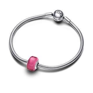 Charm Pandora Moments Bạc Murano Mini Hồng