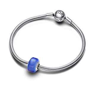 Charm Pandora Moments Bạc Murano Mini Xanh Dương