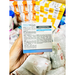 Magnella - Viên Uống Bổ Sung Magie & Vitamin B6 Hỗ Trợ Sức Khỏe Thần Kinh Cho Người Trưởng Thành - Nhập Khẩu Ba Lan