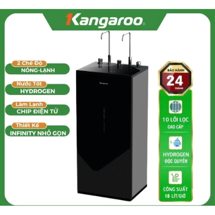 Máy lọc nước Kangaroo Hydrogen Infinity nóng lạnh KGHC10V6 10 lõi lọc