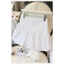 Sét áo cotton màu ghi phối cổ sơ mi chất thô trắng ôm dáng + chân váy ren trắng dáng bí ngắn rúm.