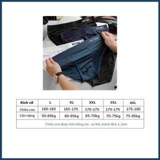 Quần lót nam tam giác, sịp nam tam giác thun lạnh, Sịp tam giác xuất khẩu Nhật cao cấp