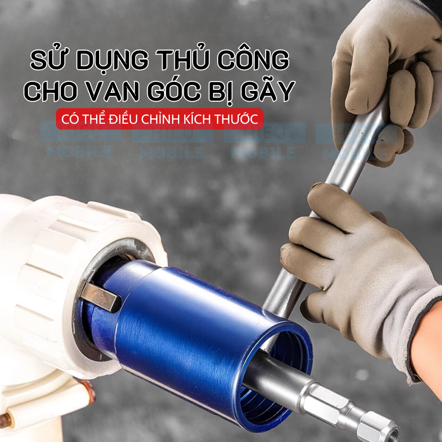 Đầu 3 tầng lấy ren bị gãy hư hỏng mắc kẹt đa năng trong ống nhựa, kim loại mỏng có thể kết hợp với máy khoan