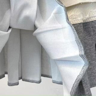 Chân váy nữ chữ a xếp ly ngắn cạp thun cao dáng xòe phối ren 3 màu VANISA CV056