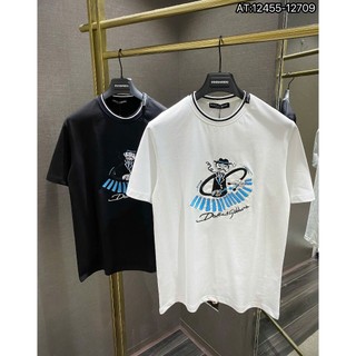 ÁO thun nam cổ tròn họa tiết thêu tay ngắn phong cách trẻ trung chuẩn from