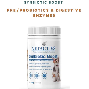 Men Uống Vetactiv8 Synbiotic Boost Hỗ Trợ Đường Ruột Và Tăng Đề Kháng Cho Chó Mèo
