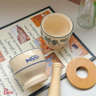 Cối giã thủ công đậm chất vintage tiện lợi cho mọi nhà trong góc bếp