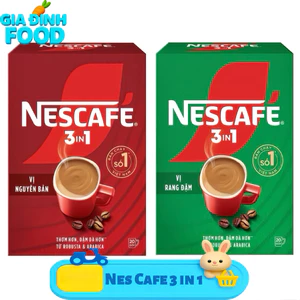 Nes Cafe hoà tan 3in1 - Vị nguyên bản/ Vị rang đậm