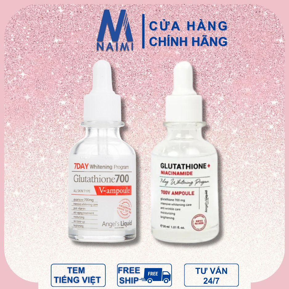 glutathione angel's liquid Angel's Liquid 7 Day Whitening Program Glutathione 700 V-ampoule 30ml  K-Beauty main image 0