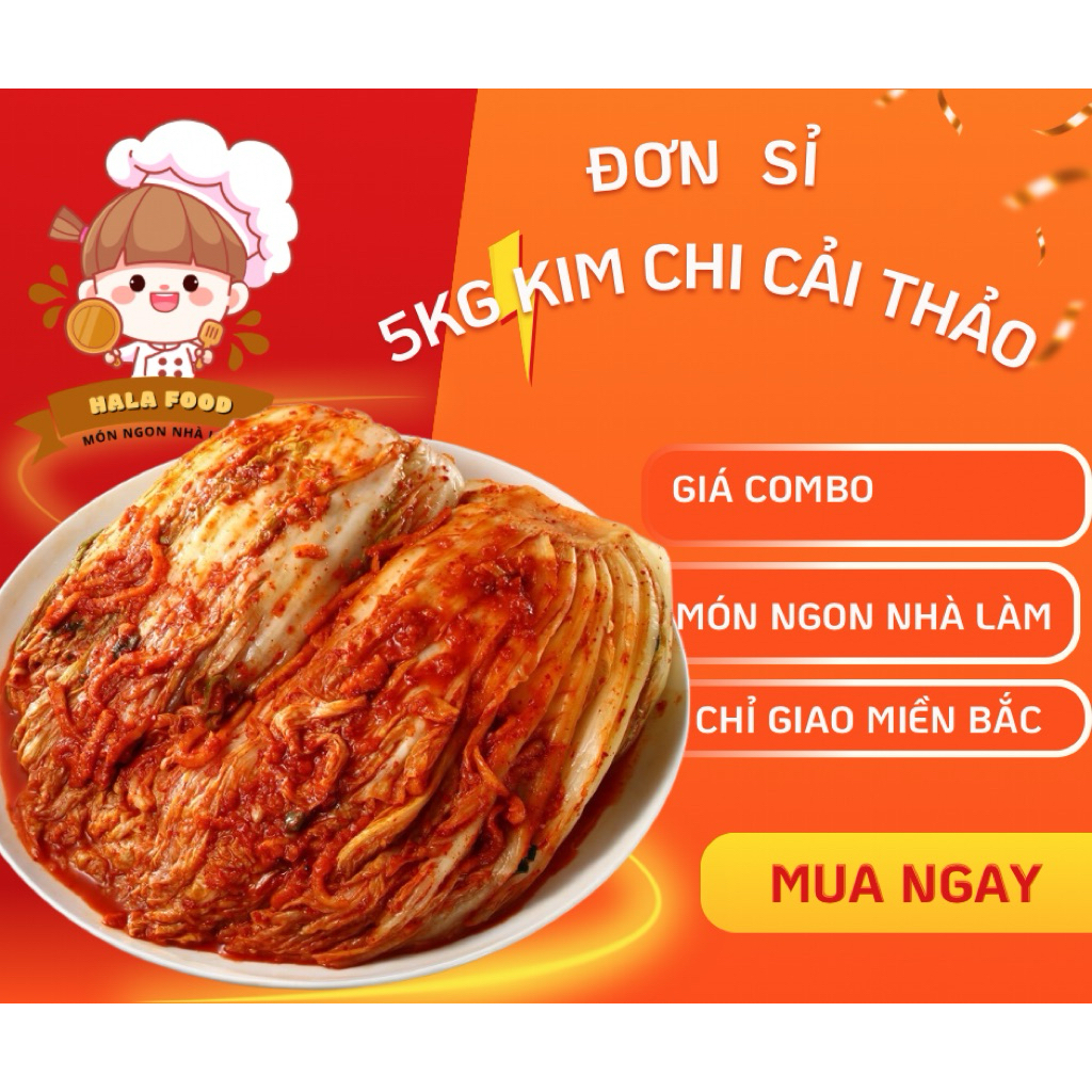 Sỉ 5kg kim chi cải thảo nhà làm (Chỉ nhận đơn miền Bắc)