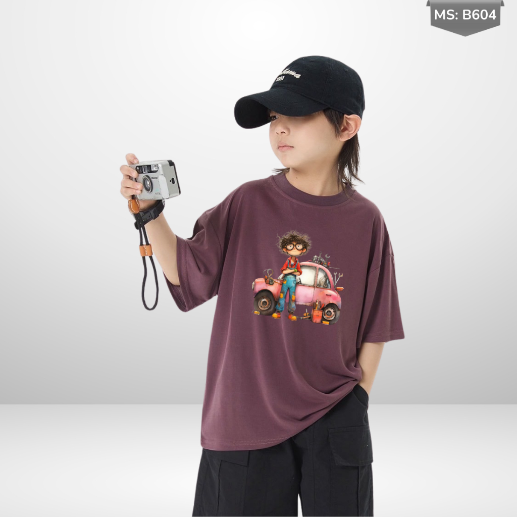 Áo Thun Ngắn Tay Bé Trai, Bé Gái In Hình Noel dễ thương, Cổ Tròn | JJ Kids Fashion