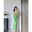Set : đầm 2d + áo khoác 3 màu A2126