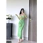 Set : đầm 2d + áo khoác 3 màu A2126