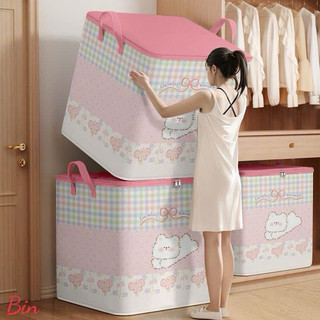 Túi vải đựng đồ siêu to dung tích lớn 150l hoạ tiết siêu dễ thương