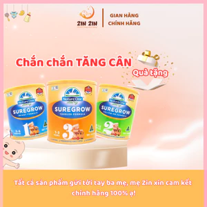 Sữa bột tăng cân Nature One Dairy SureGrow Hộp 600g hỗ trợ hệ tiêu hoá của bé.....: