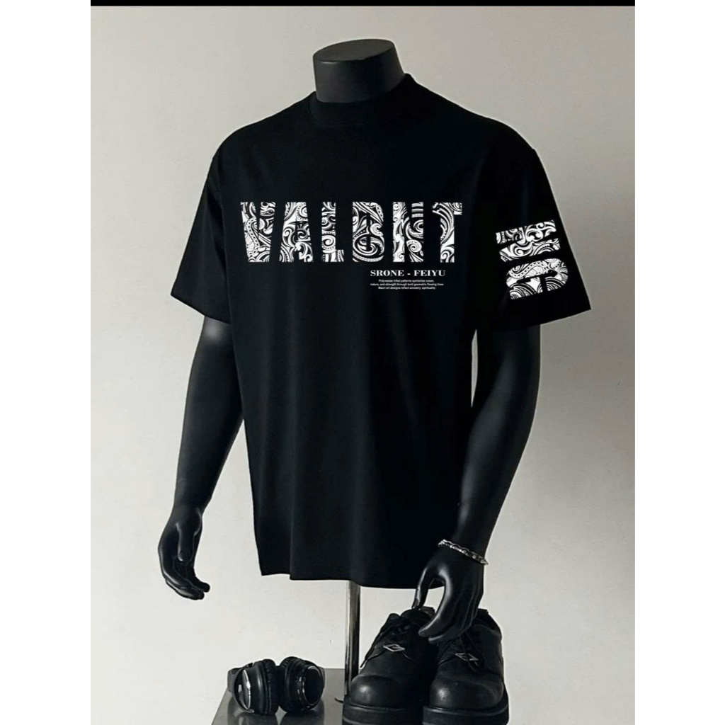 Áo thun Stee Cổ tròn VAL Localbrand ICVCVNI Unisex Cotton