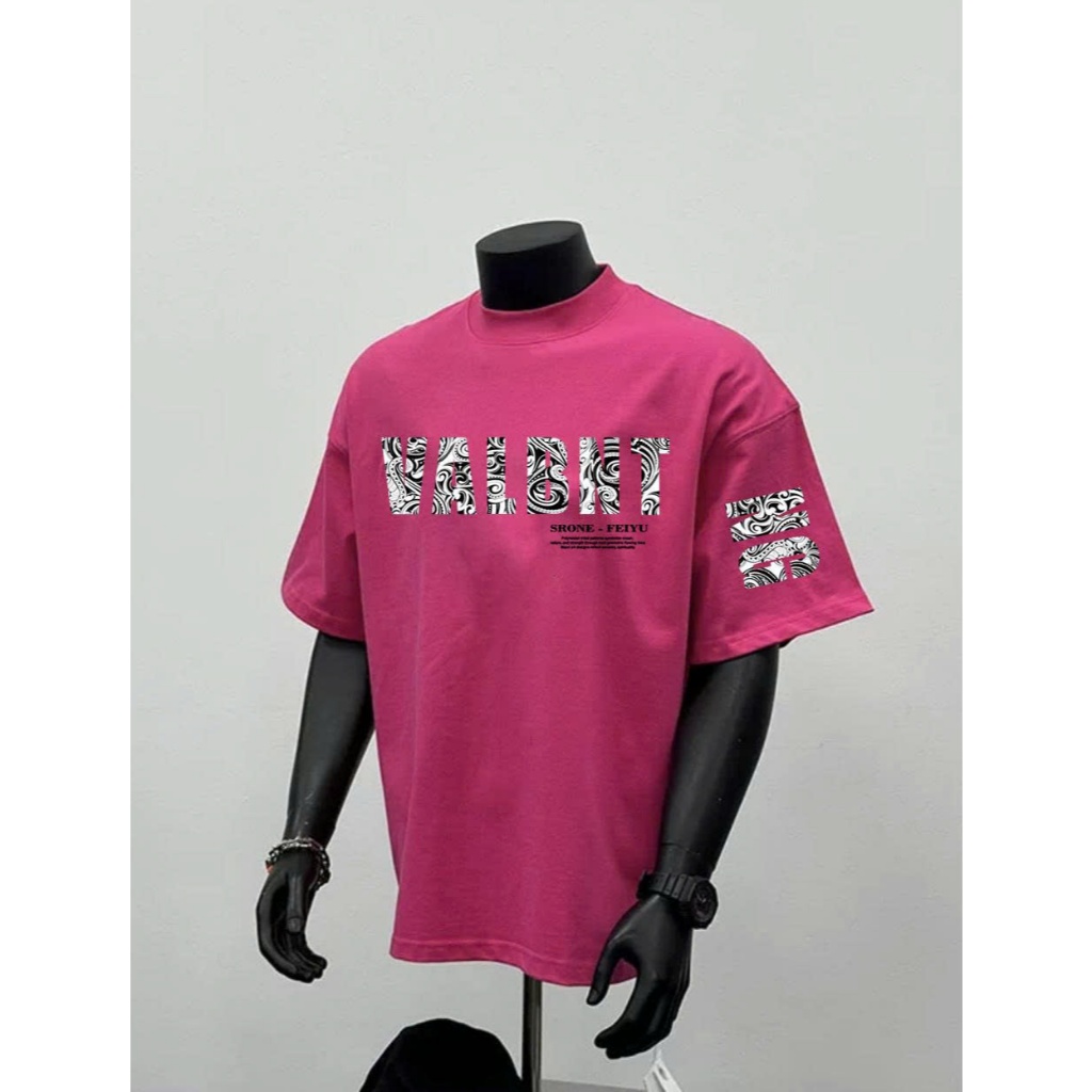 Áo thun Stee Cổ tròn VAL Localbrand ICVCVNI Unisex Cotton