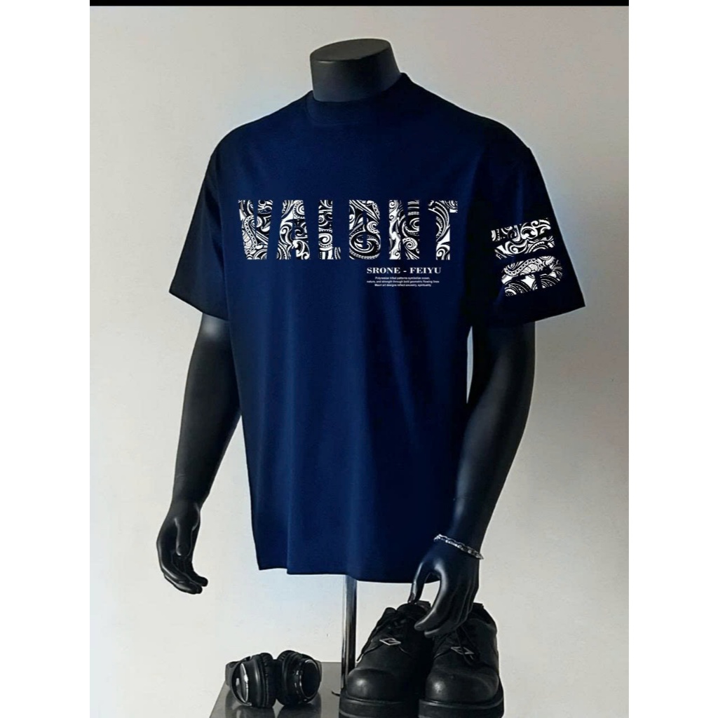 Áo thun Stee Cổ tròn VAL Localbrand ICVCVNI Unisex Cotton
