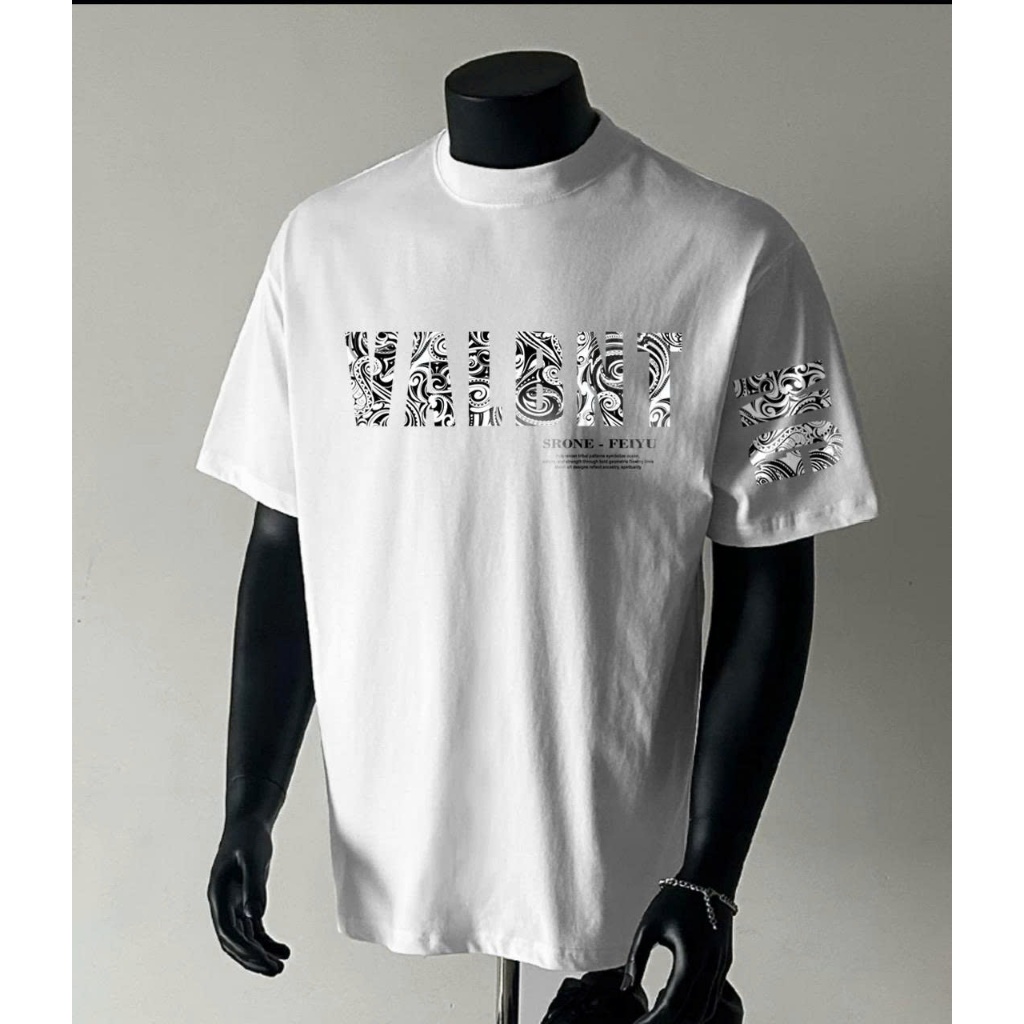 Áo thun Stee Cổ tròn VAL Localbrand ICVCVNI Unisex Cotton