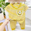 Bộ Cộc Quần Dài Thun Lạnh Cho Bé 6 - 16kg may rộng rãi, vải mềm mát dễ mặc - MS25