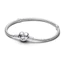 Vòng Tay Pandora Moments Bạc Dây Rắn Khóa Trái Tim 590719