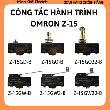 Công tắc hành trình Omron Z-15 Series,công tắc cơ khí,công tắc limit switch,công tắc micro switch,công tắc hành trình cô