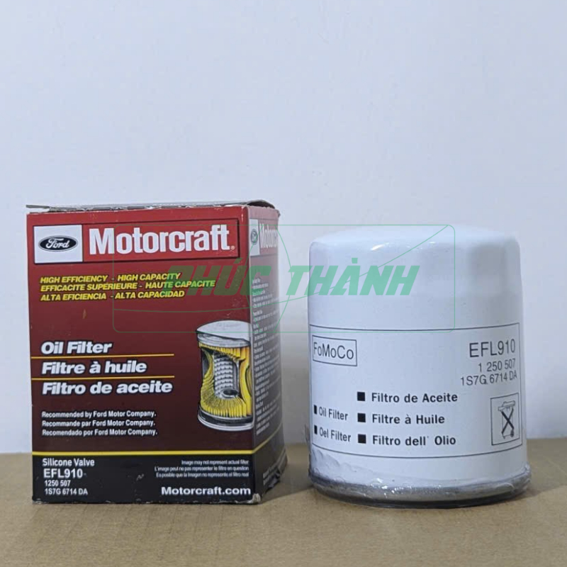 Lọc Dầu, Lọc Nhớt Động Cơ Xe FORD Focus. Fiesta, Ecosport (Mã: EFL910)