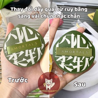 [AMORTALS] Bộ 2 Bông Mút AMORTALS Trang Điểm Tán Kem Nền Size XL Kèm Hộp Đựng, Dụng Cụ Trang Điểm, Đánh Nền Chuyên Dụng