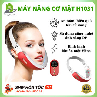 Máy Nâng Cơ Mặt H1031 Xóa Nọng Cằm Định Hình Khuôn Mặt Vline, Có Điều Khiển, An Toàn, Bảo Hành 2 Năm