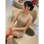 Đầm thời trang nữ cổ tròn sát nách, dáng chiết eo tôn dáng phù hợp mặc đi làm, đi chơi