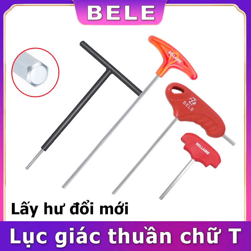 Tay vặn lục giác chữ T cao cấp (Chìa vặn chữ T đầu lục giác)
