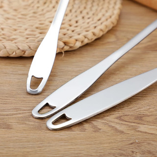Muôi inox múc canh cán ngắn miệng tròn có lỗ treo họa tiết bông sen bền đẹp dễ sử dụng 0038
