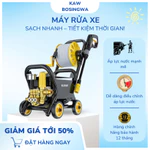 Máy rửa xe cao cáp KAW, lõi 3 lớp dây 20m, Phun xa 10M, áp lực cao rửa xe xịt sân thỏa thích — ảnh 4