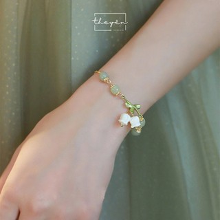 Lily - Vòng tay Thanh Ngọc Linh Lan - Quà Tặng Thanh Lịch, Nhẹ Nhàng Cho Nữ