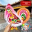 BỘ KIT Nguyên Liệu Làm Lồng Đèn Trung Thu Khung Tre Giấy Kiếng Thủ Công Truyền Thống (25-40cm)