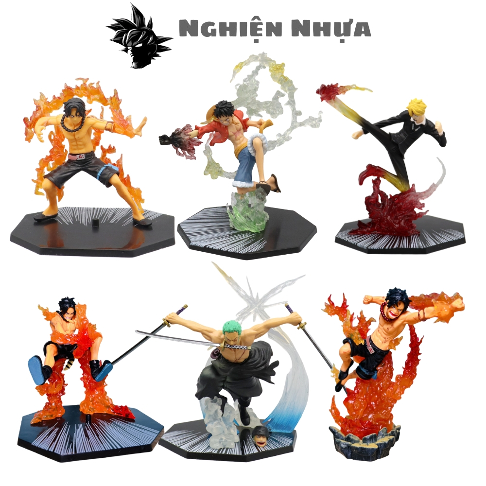 Mô hình One Piece Luffy , Zoro , Ace , Sanji F.zero hàng thường đến không có chữ ., no box…, figure one piece