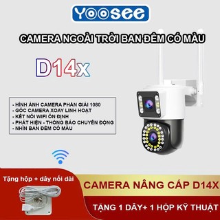 Camera Wifi Yoosee 2 Mắt D14x - Siêu Nét 15.0MP - Đàm Thoại 2 Chiều - Camera Giá Rẻ