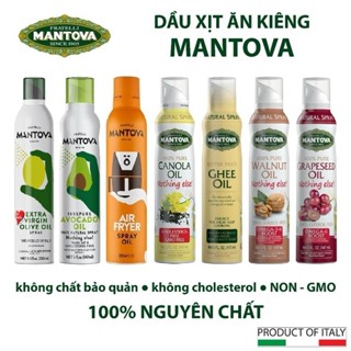 Dầu Ăn Kiêng Ít Calo Dạng Xịt Mantova Oil Spray