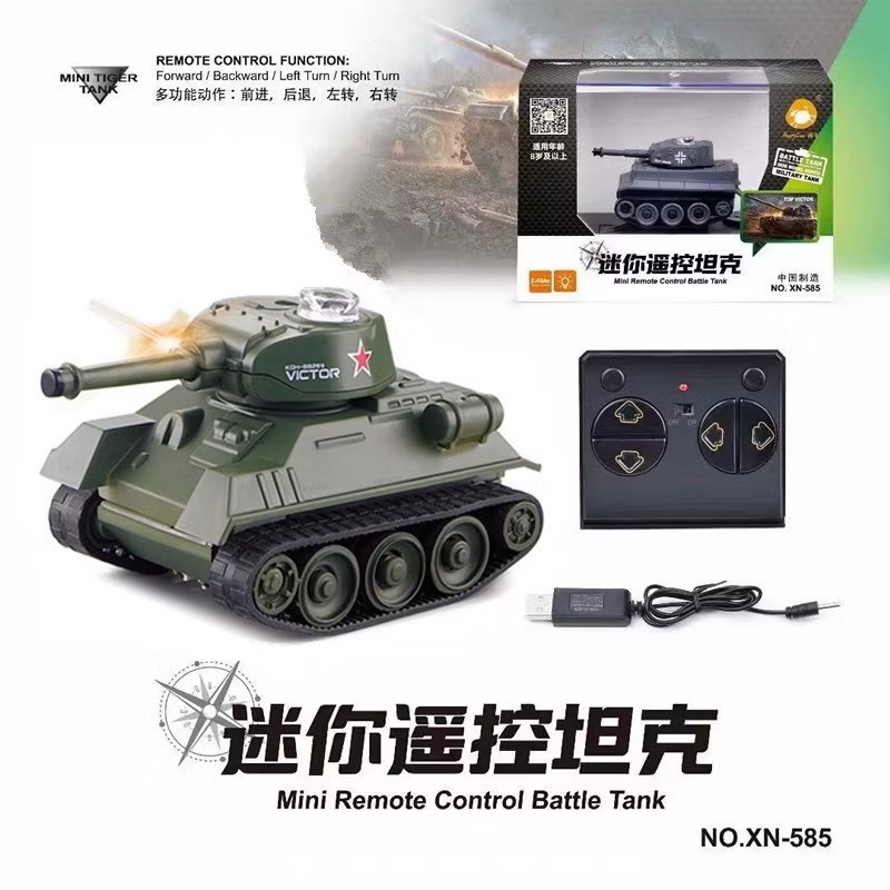Xe tăng mini pin sạc điều khiển từ xa pin sạc