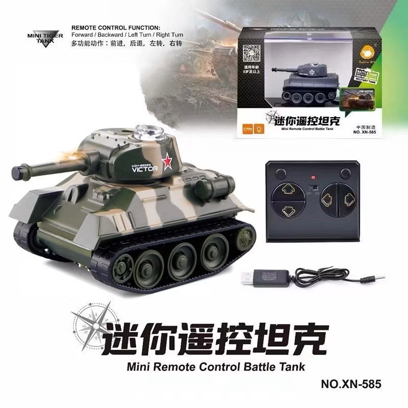 Xe tăng mini pin sạc điều khiển từ xa pin sạc