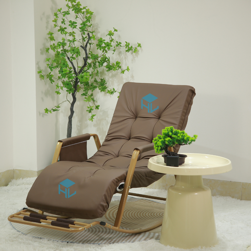 Ghế bập bênh thư giãn HOLI BB02 dài 1m6 có điều chỉnh lưng 5 cấp độ, Nệm Memory Cao Cấp Bảo Hành 3 Năm Tặng KÈM 5 Món | BigBuy360 - bigbuy360.vn