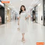 Đầm thiết kế BEMINE cổ tim phối viền dáng chữ A phù hợp đi làm-MT11178