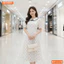 Đầm thiết kế BEMINE cổ tim phối viền dáng chữ A phù hợp đi làm-MT11178