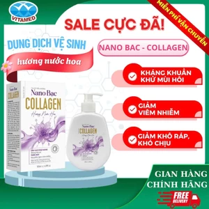Chai Dung Dịch Vệ Sinh Hương Nước Hoa Chiết Xuất Tía Tô, Nano Bạc, Collagen Chai 180ML - Giúp Ngăn Mùi, Cân Bằng Độ PH