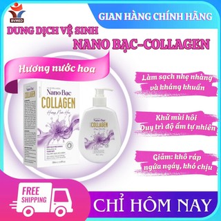 Chai Dung Dịch Vệ Sinh Hương Nước Hoa Chiết Xuất Tía Tô, Nano Bạc, Collagen Chai 180ML - Giúp Ngăn Mùi, Cân Bằng Độ PH