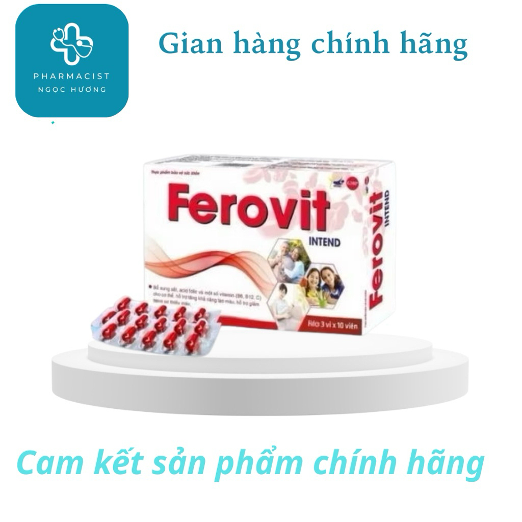 Viên Sắt Bổ Máu Ferovit - Bổ Sung Sắt, Vitamin và Acid Folic Cho Mẹ Bầu ...