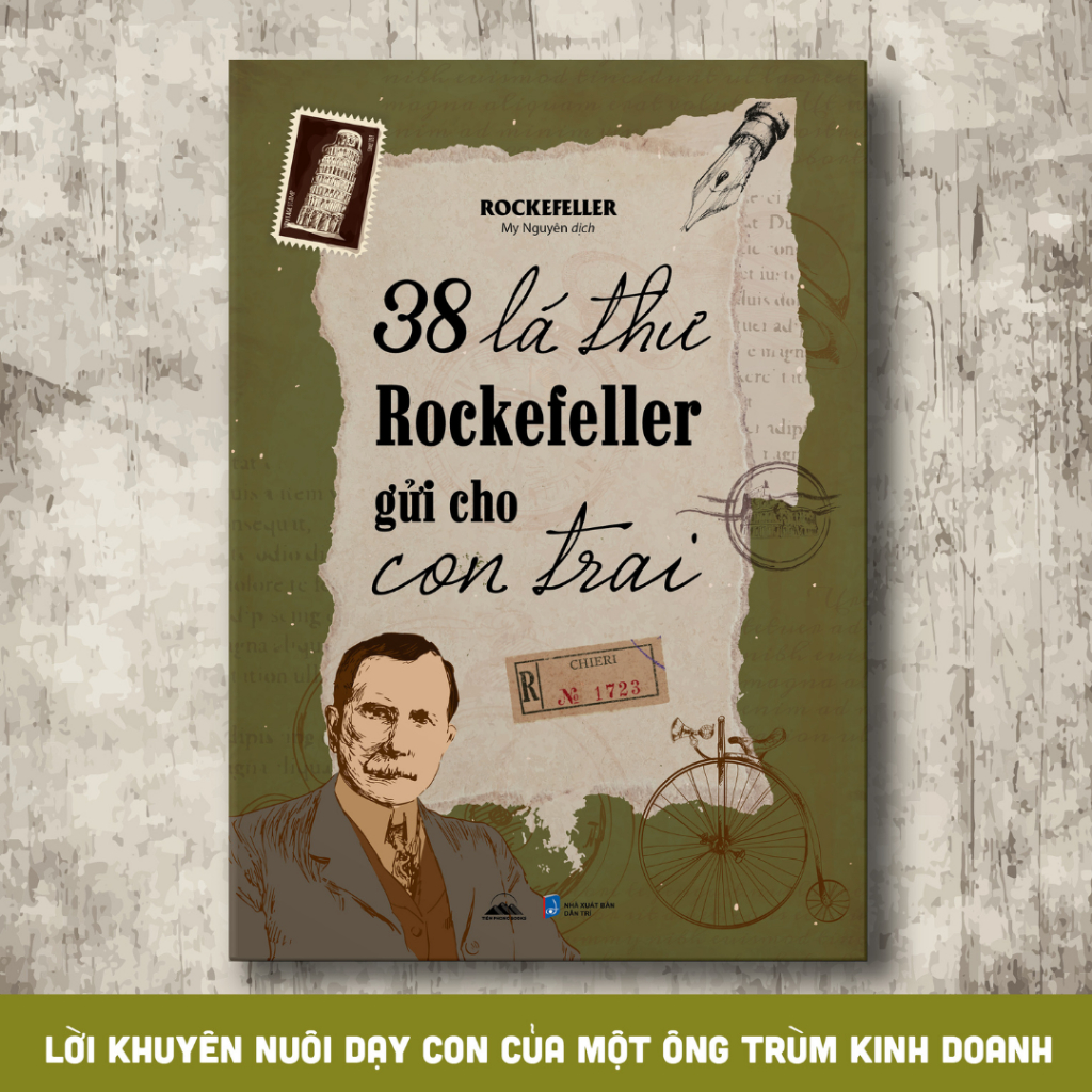 Sách - 38 Lá Thư Rockefeller Gửi Cho Con Trai - NXB Dân Trí