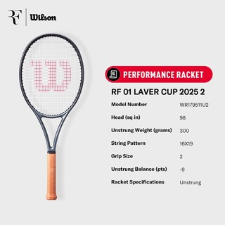Wilson RF 01 Laver Cup 2025 Vợt Tennis Chưa Căng Dây WR179511U